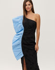 Malcolm Frill Dress - Black
