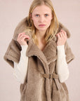 Marin Sleeveless Jacket - Mink Brown