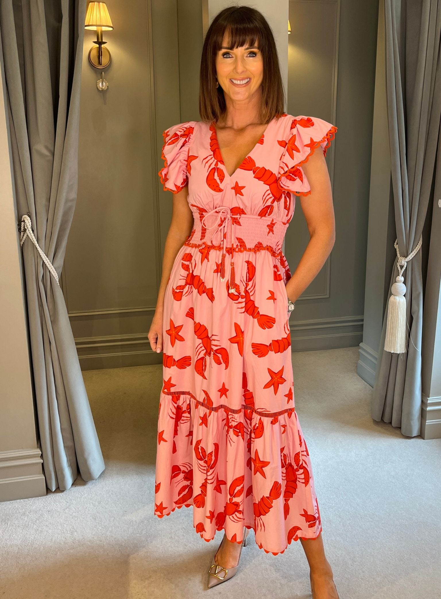 Misha Pink Starfish Dress
