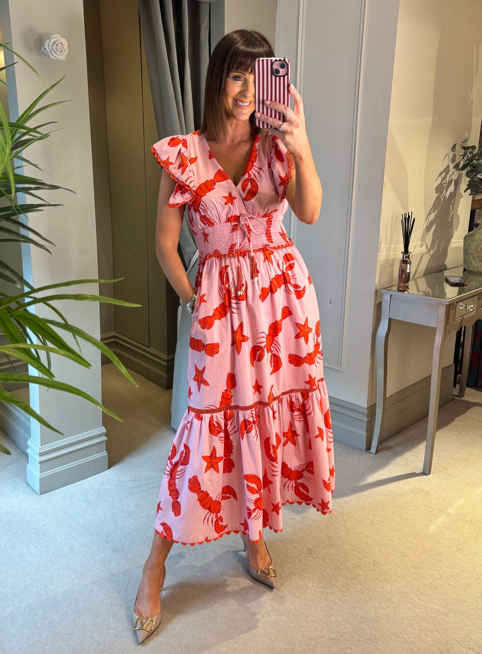 Misha Pink Starfish Dress