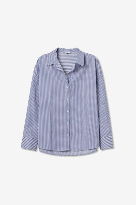 Nancy Stripe Shirt - Blue