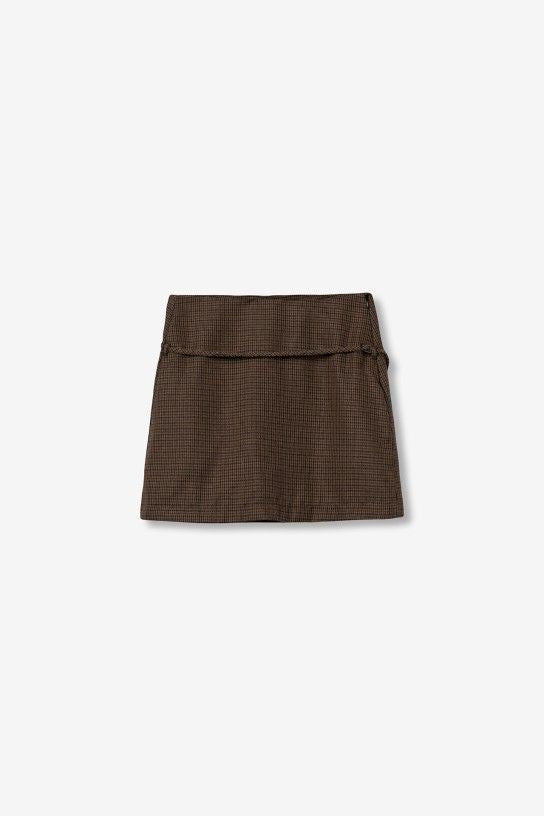Nectarina Mini Skirt - Brown