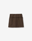 Nectarina Mini Skirt - Brown