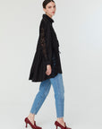Nella Lace Shirt - Black