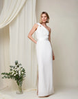 Knot One Shoulder BM - Crepe