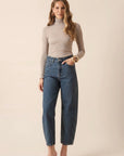 Orla barrel jeans - Mid wash