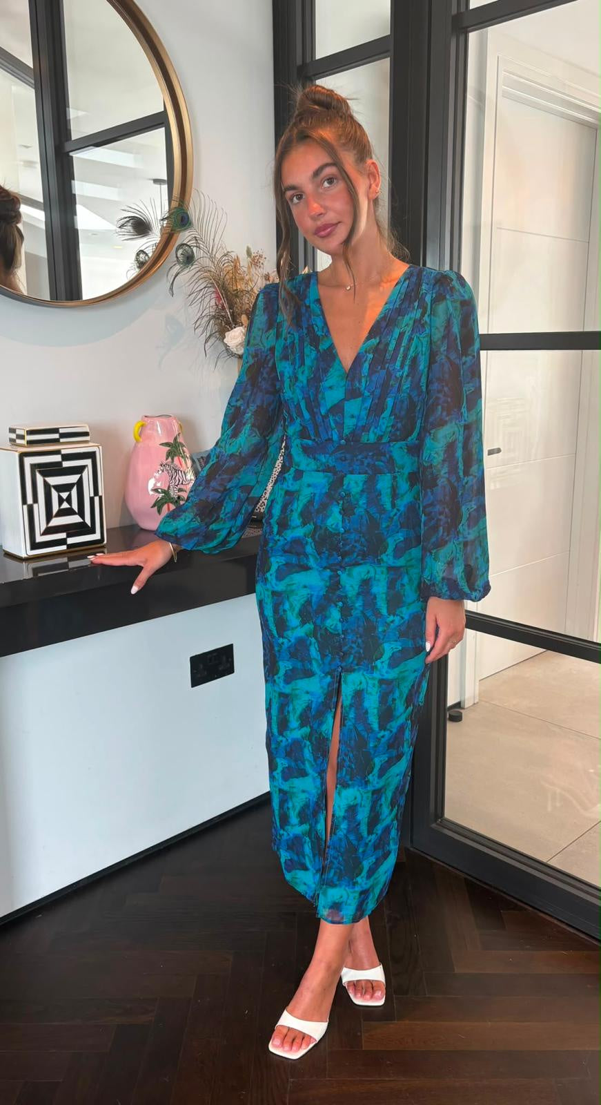 Minnie dress - Blue print