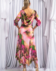 Dotty Sleeve Drape - Pink
