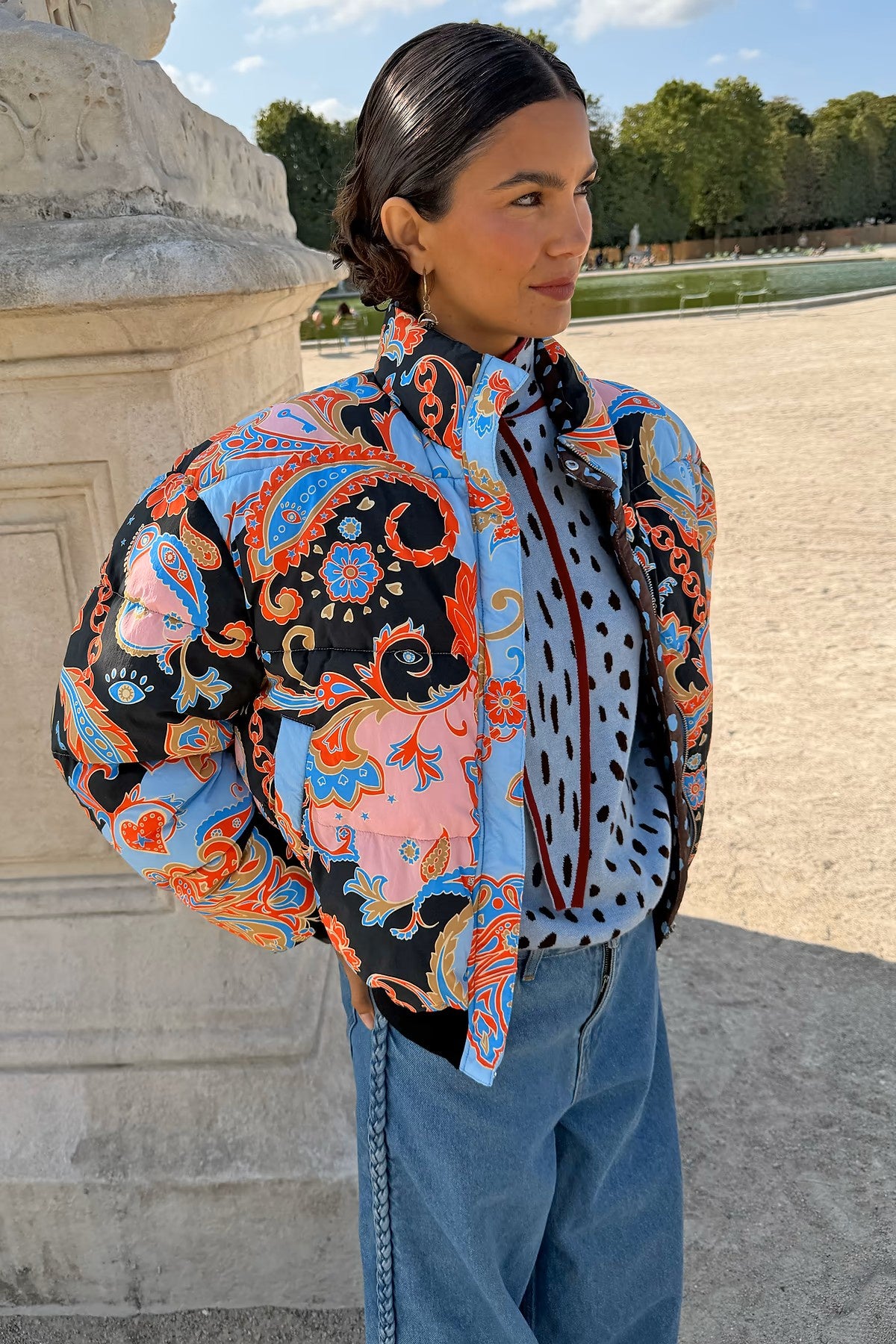 Reversible Bomber - Paisley