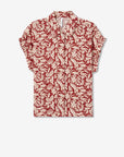 Petala Floral Shirt - Brick Red
