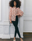 Vivienne shirt - Red Print