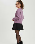 Rosie Knit Cardigan - Mauve
