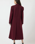 Royla Coat - Burgundy