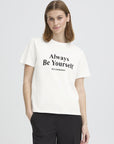 Rubby Slogan T Shirt - White