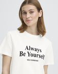 Rubby Slogan T Shirt - White