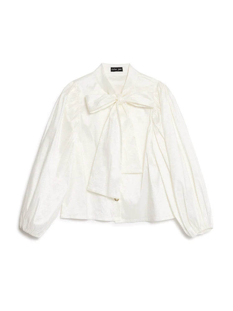 Bianca bow blouse