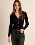 Myra Knit Cardigan - Black