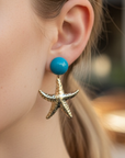 Starfish Gold Earring