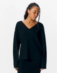 Reynard V Neck - Black
