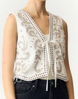 Velas Print Vest