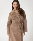 Ada long fur coat