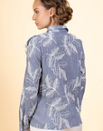 Cleopher Frill Shirt - Denim