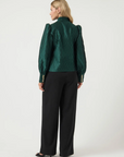 Ripple Blouse - Emerald