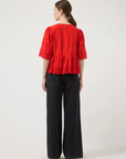 Cornelia Bow Top - Red