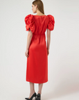 Pella Midi Dress - Red