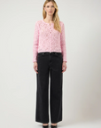 Annalina Crochet Cardigan - Pink