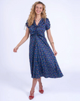Babington Midi Dress - Navy
