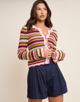 Mack Crochet Cardigan - Multi