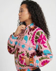 Suzani bomber-Pink print