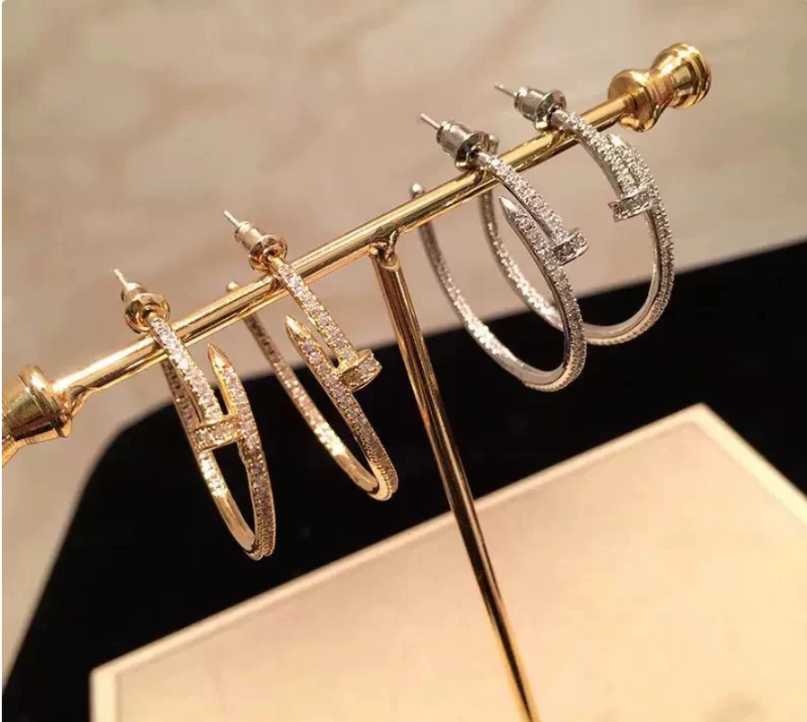 T Lock Hoop - Silver