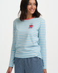 Jersey Stripe Top - Coffee Cup