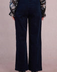 Lalya Cord Pants - Navy