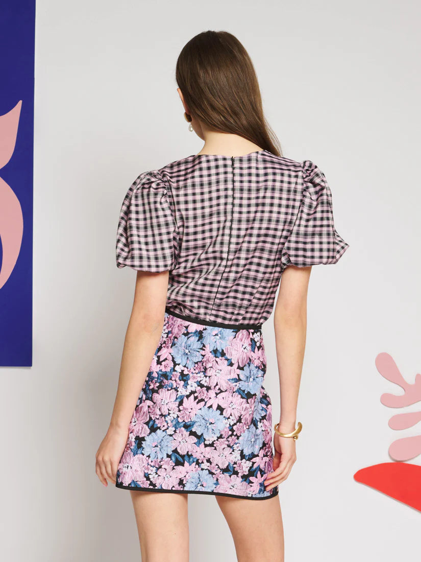 Vence Check Bow Top