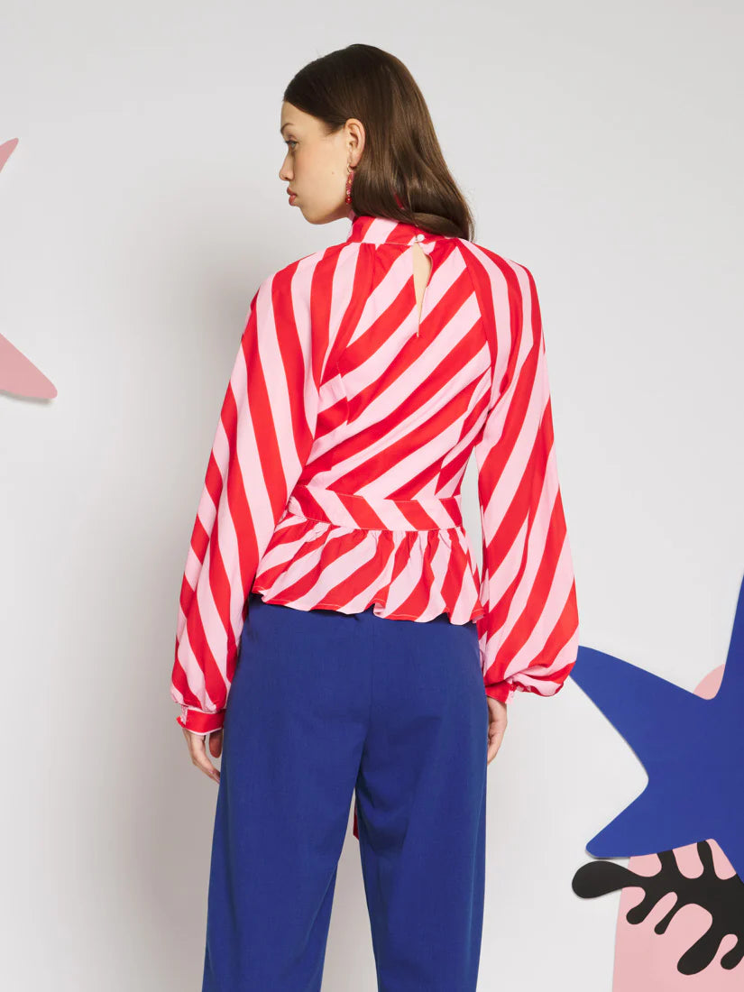 Menton Stripe Blouse