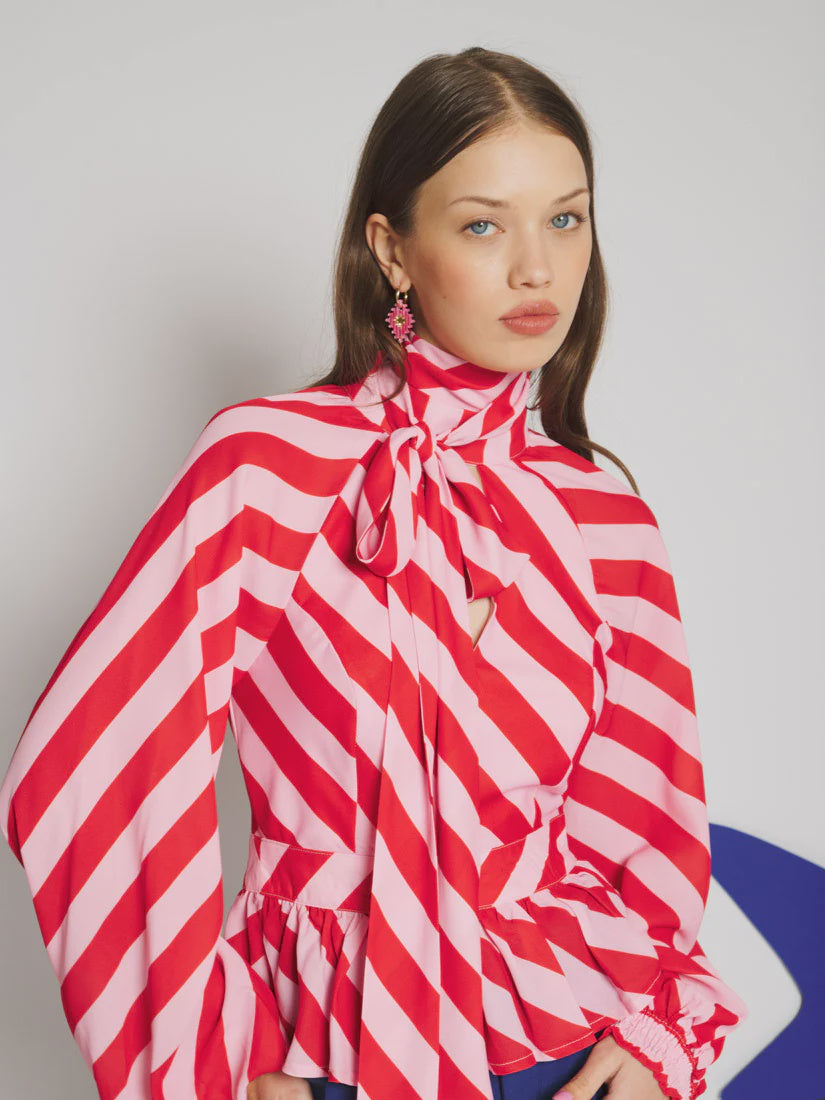Menton Stripe Blouse