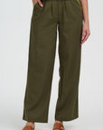 Senna Wide Trouser - Khaki