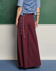 Kiraz Pleat Trousers - Burgundy