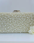 Tems Clutch Bag - Cream