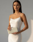 Tems Clutch Bag - Cream