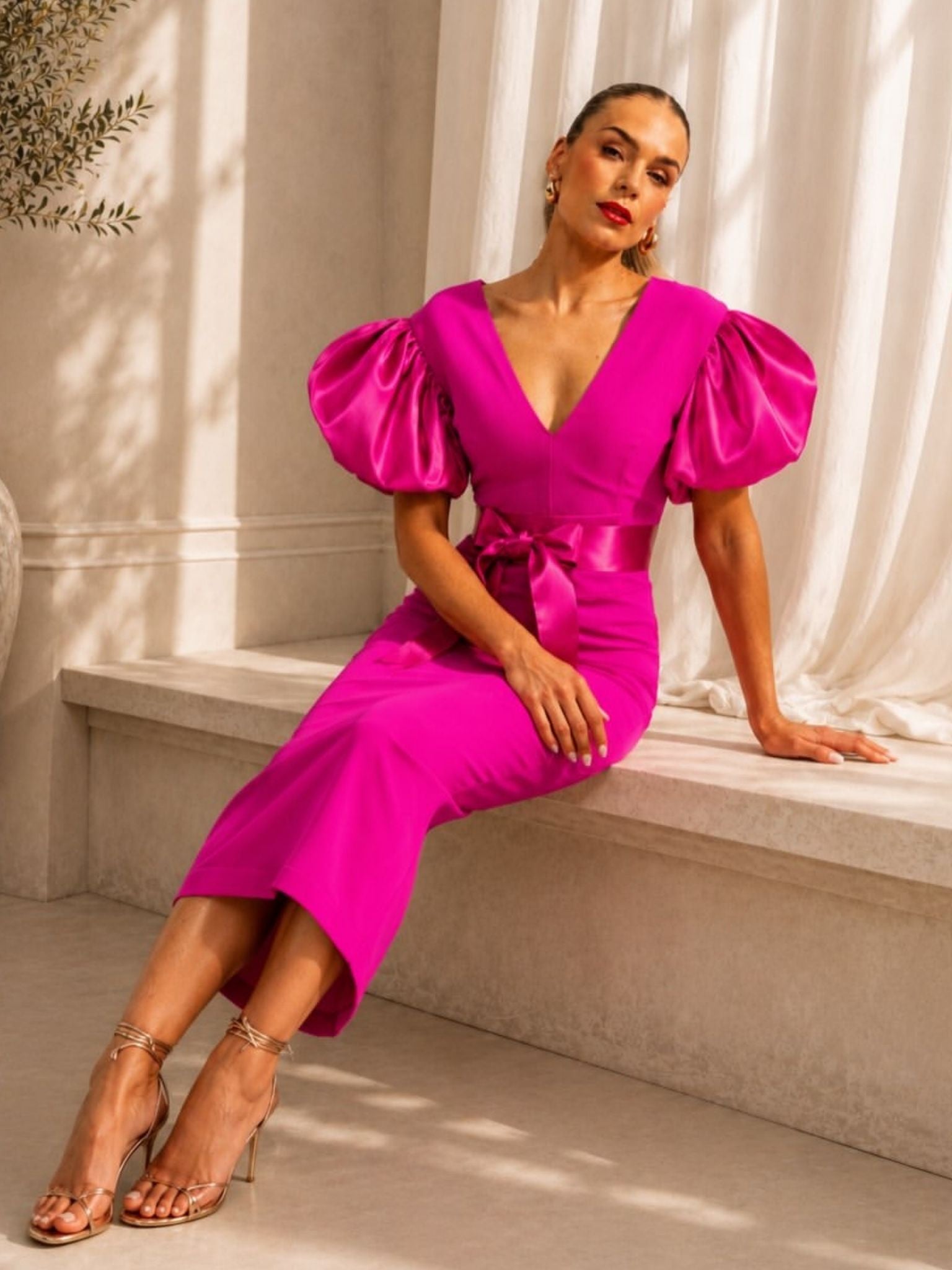 Elona Knee - Bright Pink