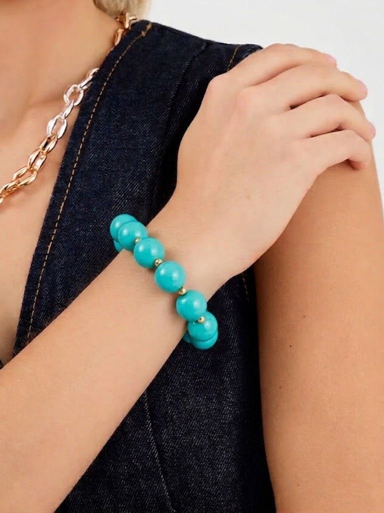 Beaded bracelet - Turquoise