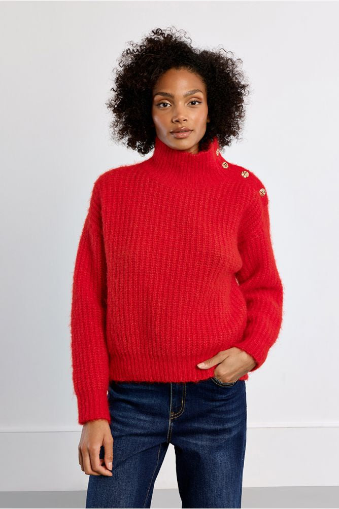 Uma Knit Jumper - Red