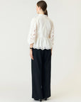 Ginga Crochet Top - White
