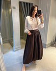Bubble Skirt - Brown