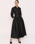 Lylle Shirt Dress - Black