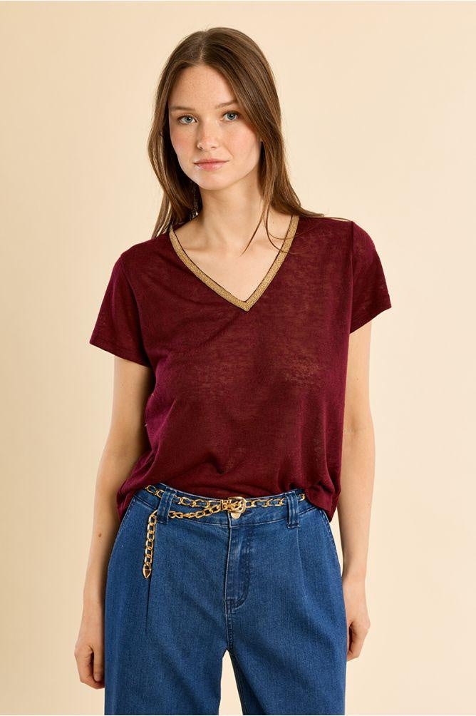 Orla top - Wine